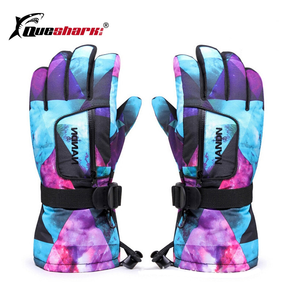 Men Women Chidren Waterproof Ski Gloves Winter Snowboard Gloves Family Motorcycle Skiing Climbing Cycling Gloves Snow Mittens