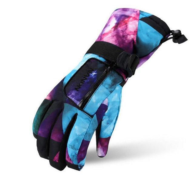 Men Women Chidren Waterproof Ski Gloves Winter Snowboard Gloves Family Motorcycle Skiing Climbing Cycling Gloves Snow Mittens