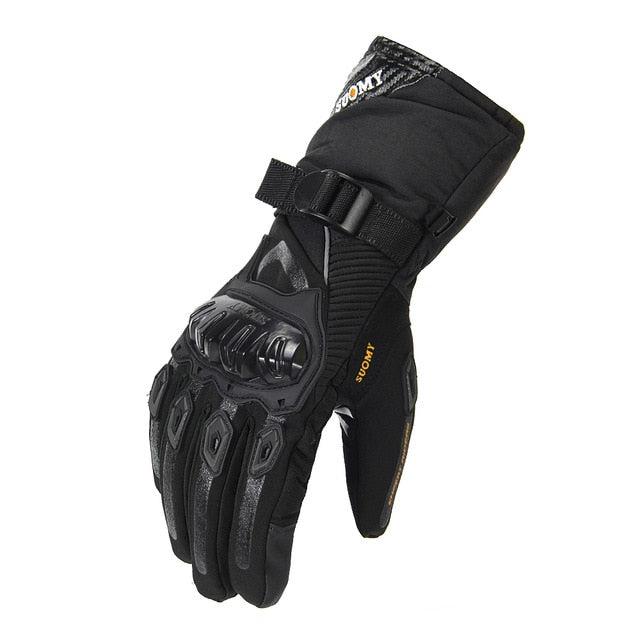 SUOMY Motorcycle Gloves Men 100% Waterproof Windproof Winter Gant Moto Gloves Touch Screen Guantes Moto Motorbike Riding Gloves