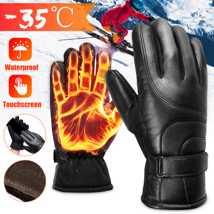 Motorcycle Gloves Men Racing Moto Motorbike Motocross Riding Gloves Motorcycle Winter Warm Thermal Full Finger Guantes
