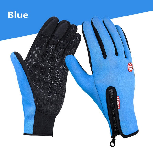 Unisex Touchscreen Autumn Thermal Warm Cycling Bicycle Bike Ski Outdoor Camping Hiking Motorcycle Gloves Sports Full Finger