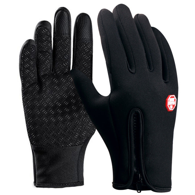 X-Tiger Winter Cycling Bicycle Gloves Windproof Thermal Warm Fleece Gloves Men Women Motorcycle Snow Skiing Sport Bike Gloves