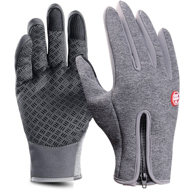 X-Tiger Winter Cycling Bicycle Gloves Windproof Thermal Warm Fleece Gloves Men Women Motorcycle Snow Skiing Sport Bike Gloves