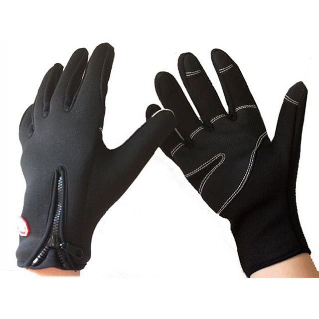 X-Tiger Winter Cycling Bicycle Gloves Windproof Thermal Warm Fleece Gloves Men Women Motorcycle Snow Skiing Sport Bike Gloves